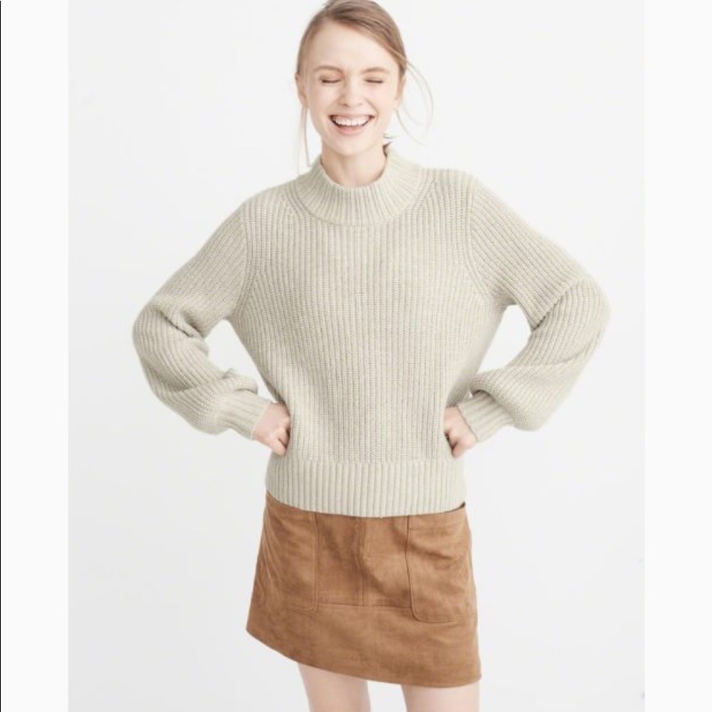 Abercrombie mock neck sweater